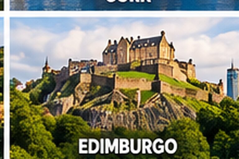 Edimburgo: centro storico e skyline, guida per italiani